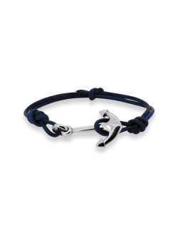 Armband aus Leder mit Anker...